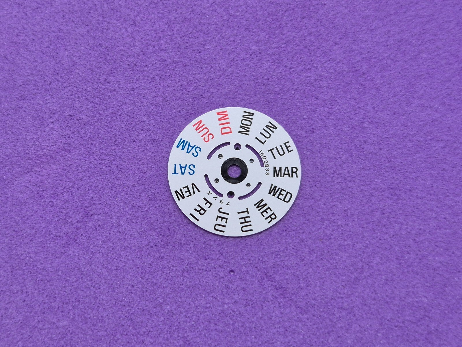 Genuine SEIKO Day Disc for - NH36 - 4R36 - 4R36A - 7S26 English & French