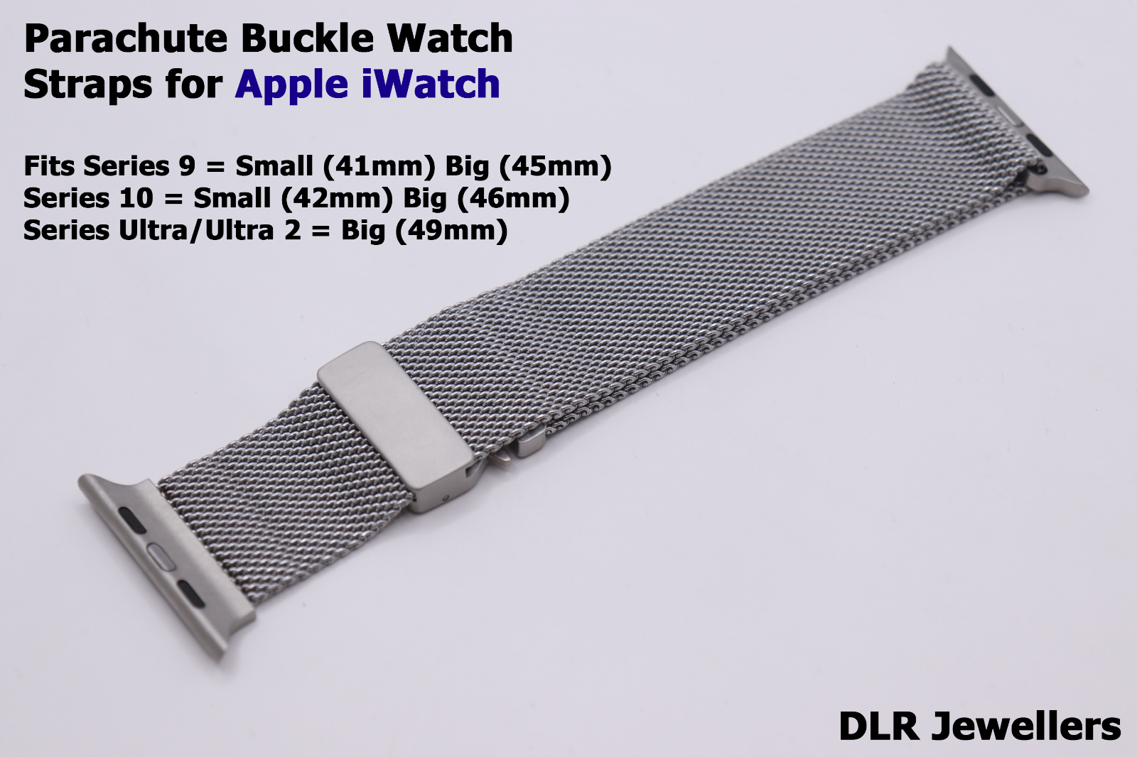 Parachute Fastening Apple iWatch Mesh Watch Strap / Band