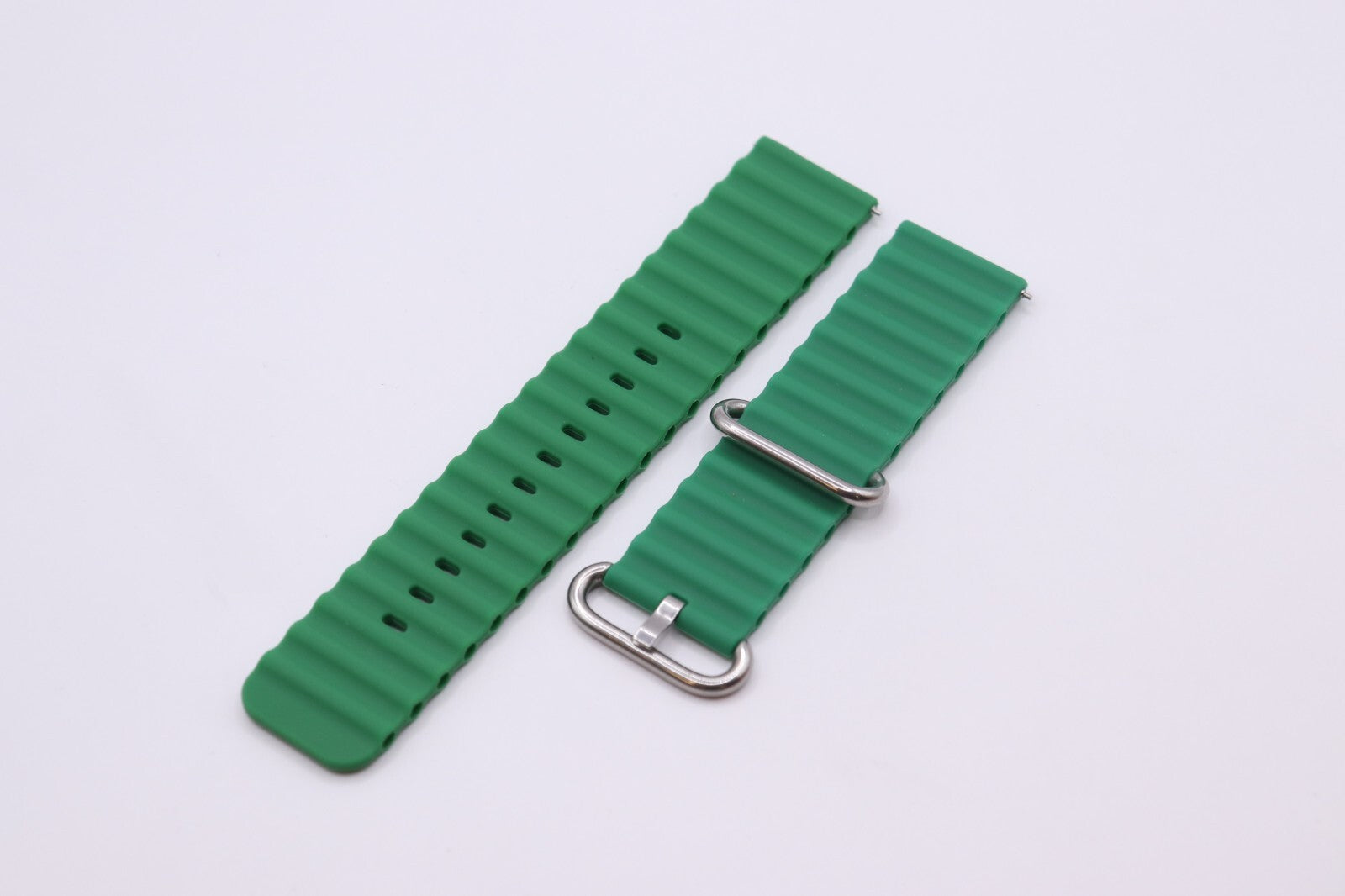 DIVERS Coloured Super Soft Silicone Watch Straps 20 & 22mm, Spring Pins Included