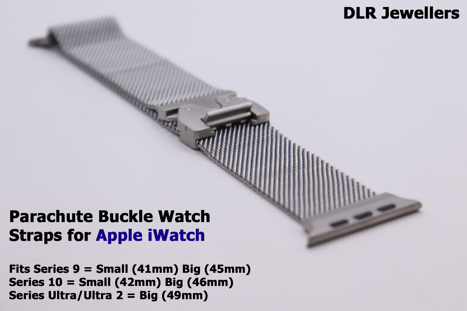 Parachute Fastening Apple iWatch Mesh Watch Strap / Band