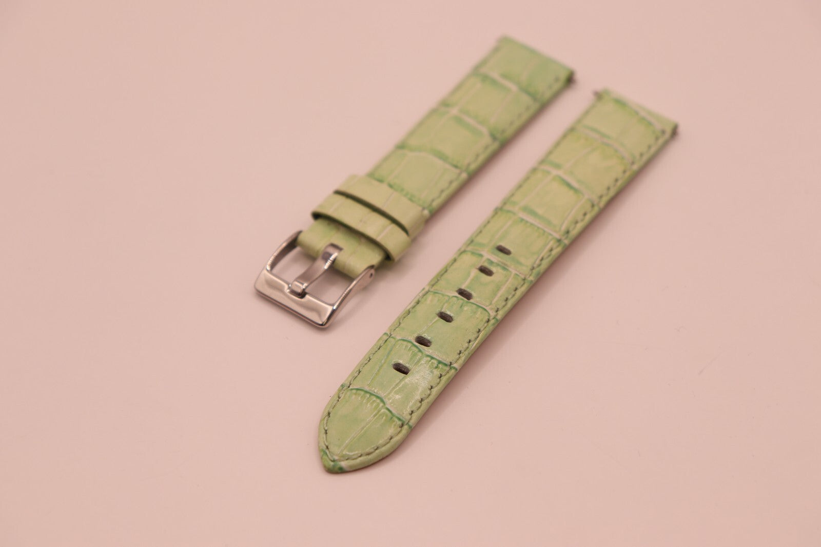 Luxury HIGH SHINE Padded Croc Grain, GENUINE CALF LEATHER, Ladies & Gents Sizes