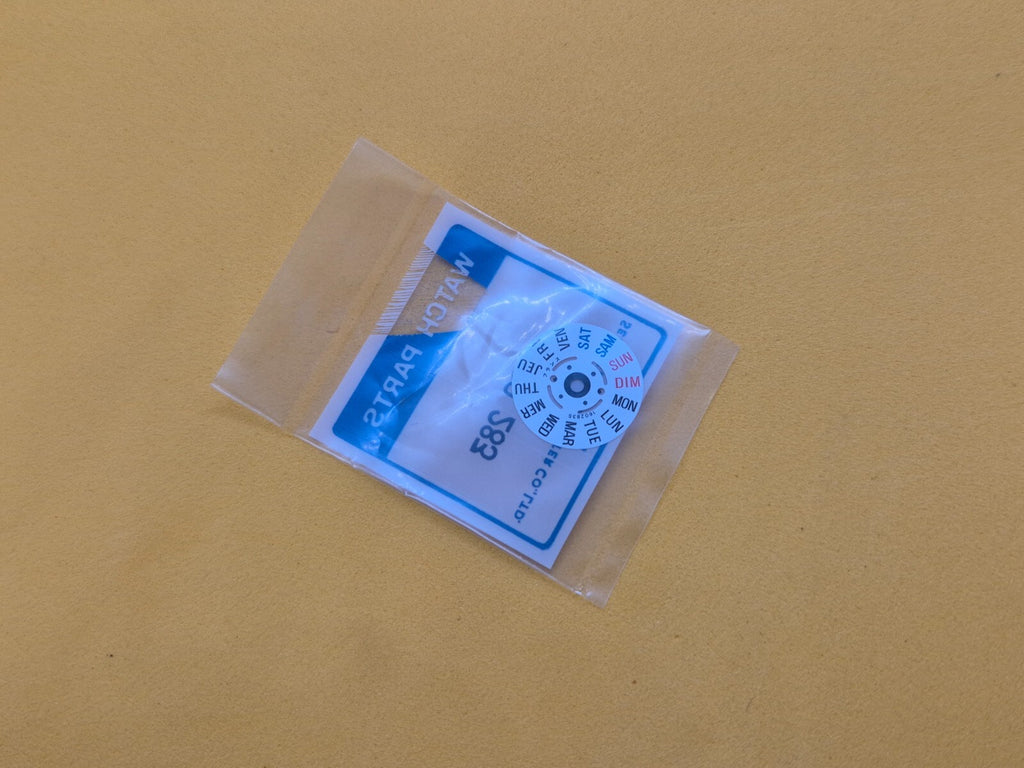 Genuine SEIKO Day Disc for - NH36 - 4R36 - 4R36A - 7S26 English & French