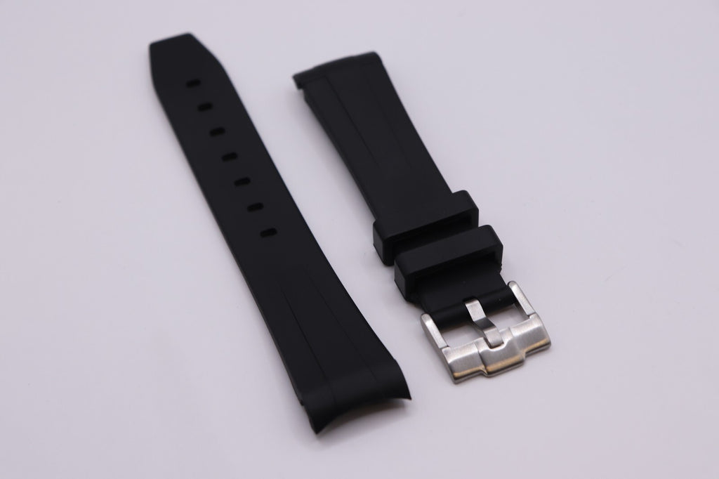 20.5mm VULCANISED SILICONE Watch Strap Made For ROLEX Submariner