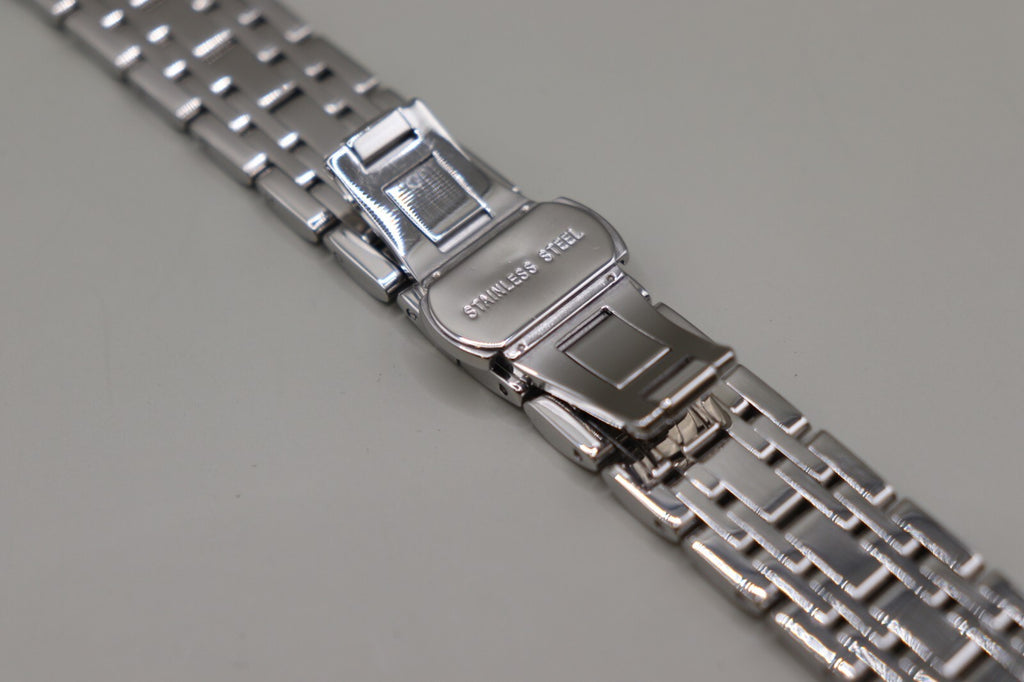 Full Mirror Solid Link 316L Stainless Steel Watch Strap 18 - 20 - 22 - 24mm