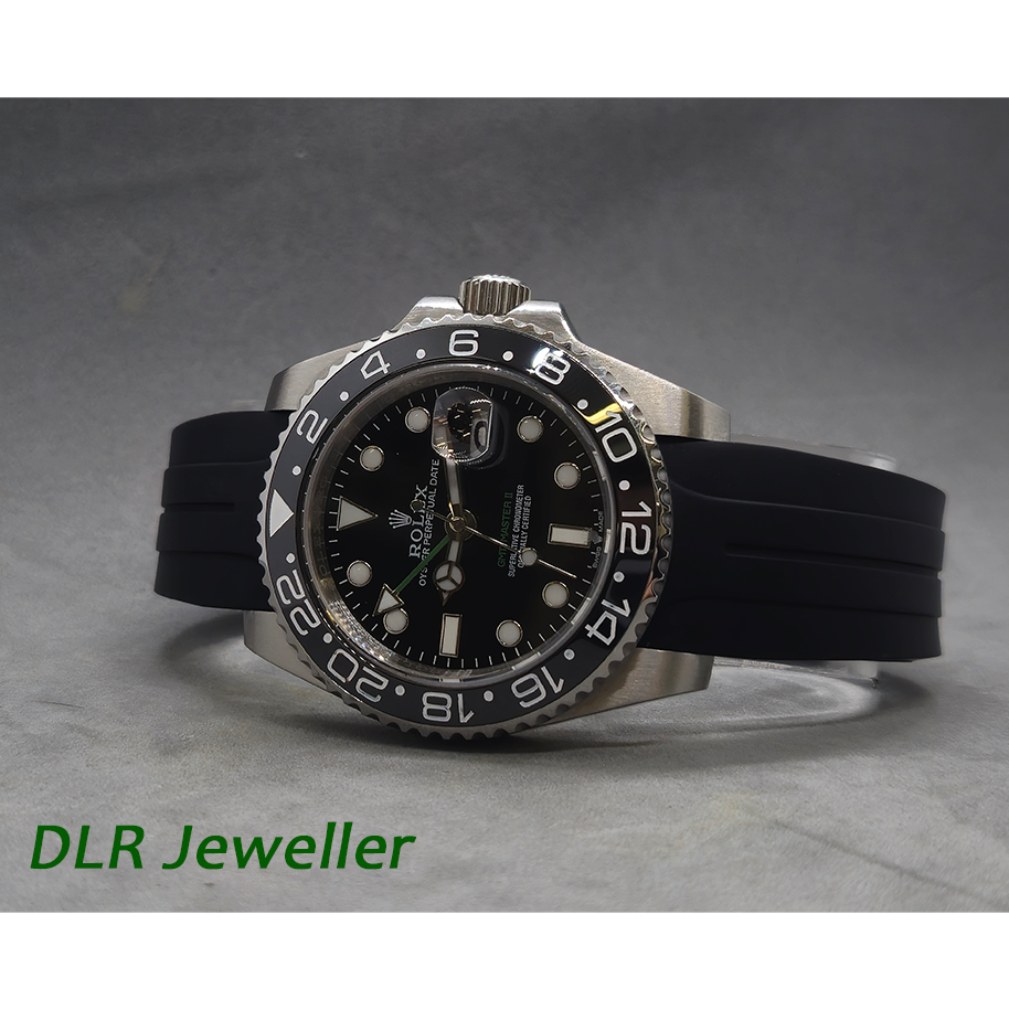 20mm Premium Rolex Style Submariner GMT Strap with Clasp!