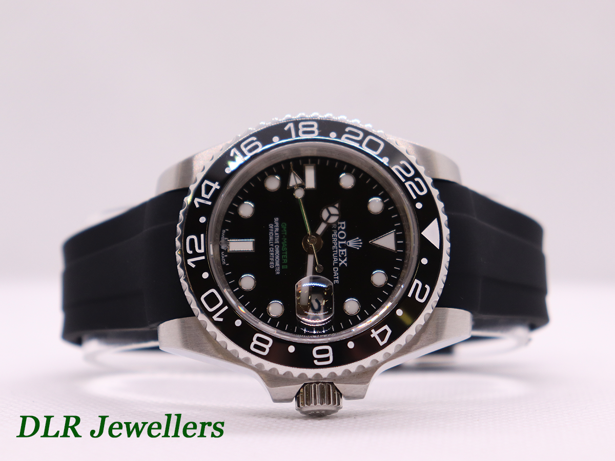 20mm Silicone Rubber Rolex GMT & Oyster Submariner Watch Strap