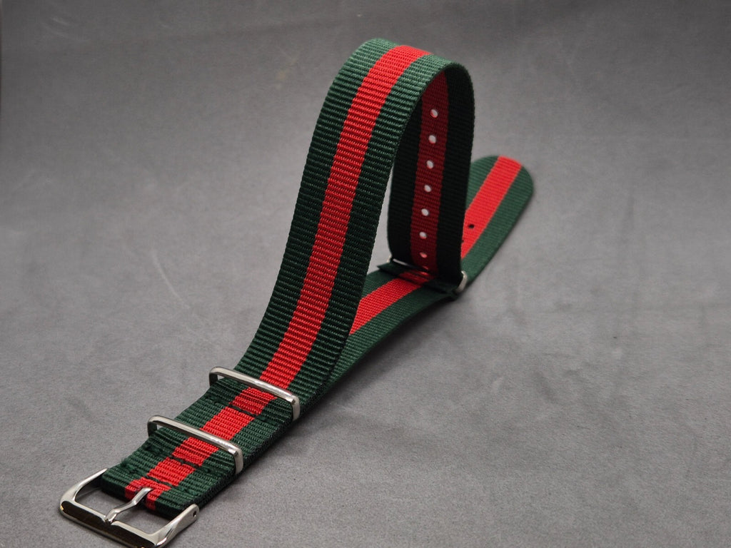 Ballistic Threaded Nylon G10 Watch Strap for Gucci Watches 18mm - 22mm