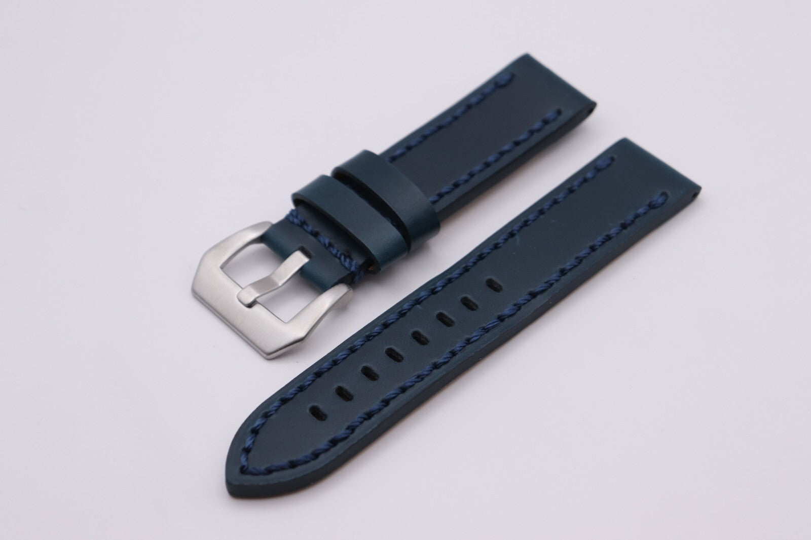 Made For PANERAI - Soft GENUINE Leather Coloured Watch Straps - 22 - 24 - 26mm