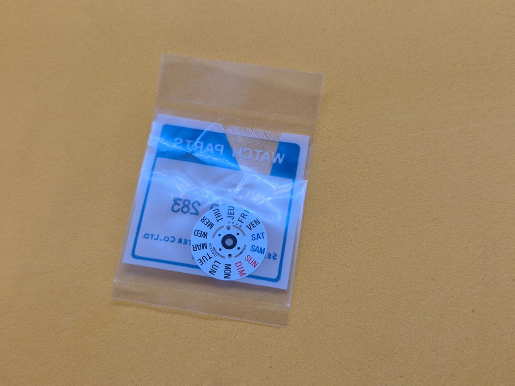 Genuine SEIKO Day Disc for - NH36 - 4R36 - 4R36A - 7S26 English & French
