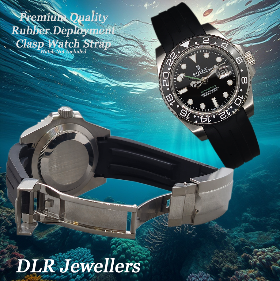 20mm Premium Rolex Style Submariner GMT Strap with Clasp!