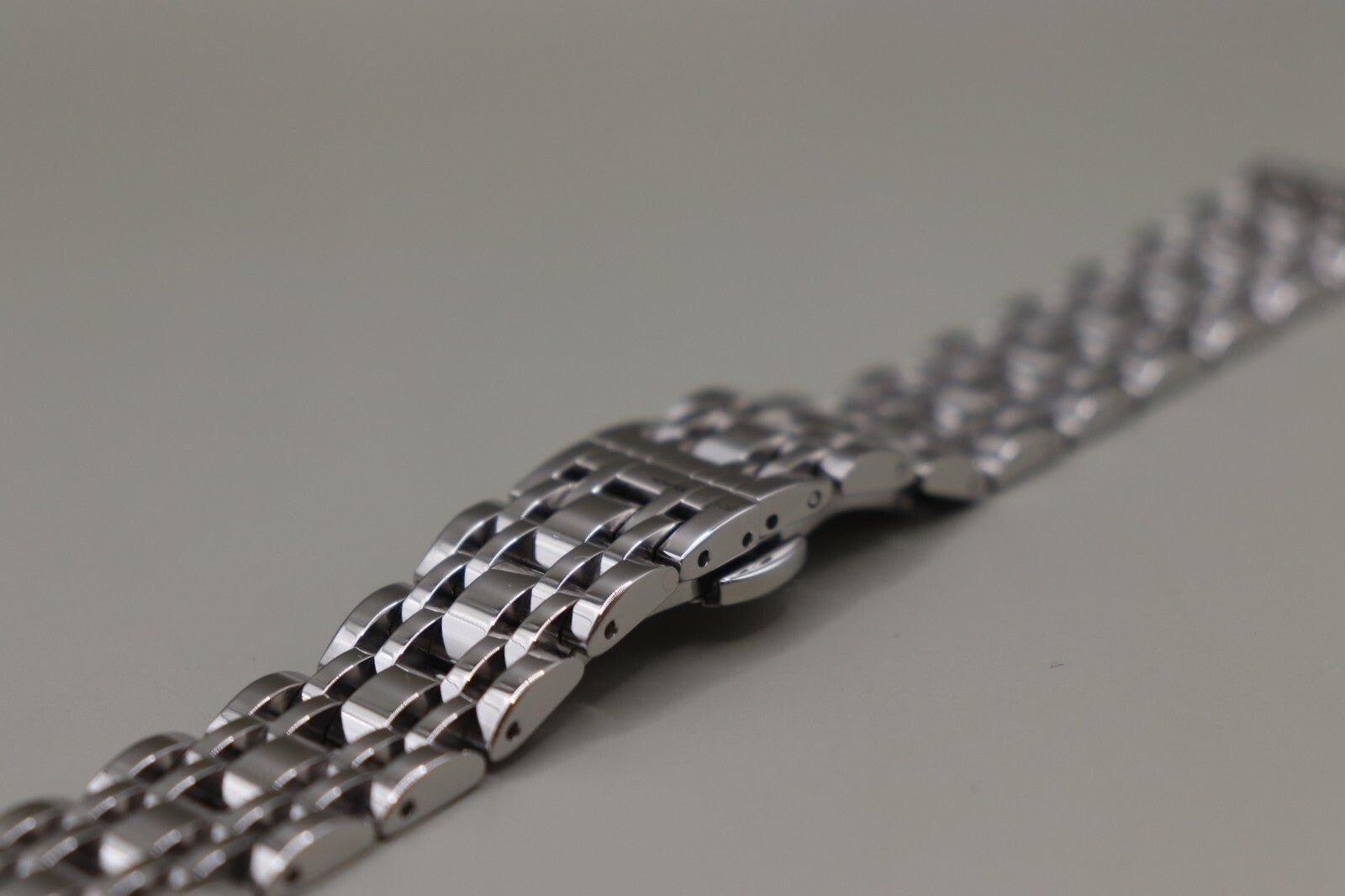 Full Mirror Solid Link 316L Stainless Steel Watch Strap 18 - 20 - 22 - 24mm