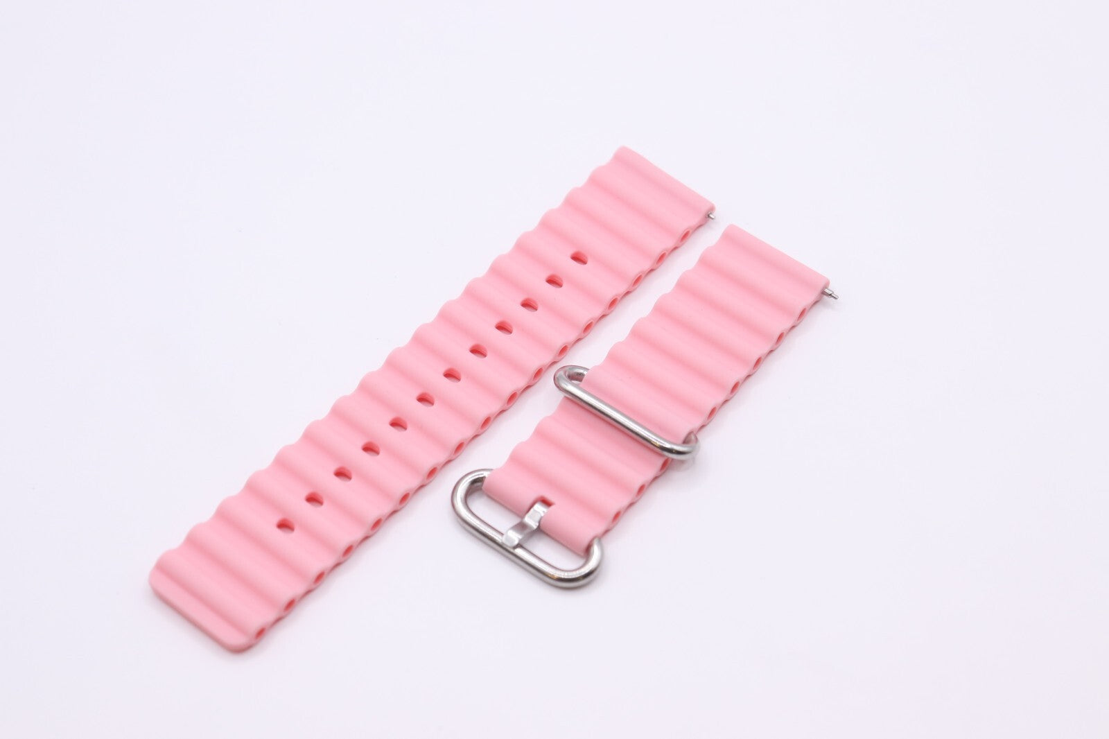 DIVERS Coloured Super Soft Silicone Watch Straps 20 & 22mm, Spring Pins Included