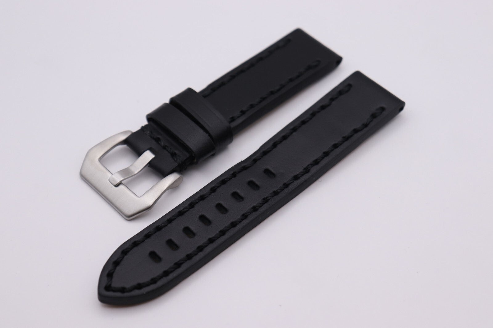 Made For PANERAI - Soft GENUINE Leather Coloured Watch Straps - 22 - 24 - 26mm