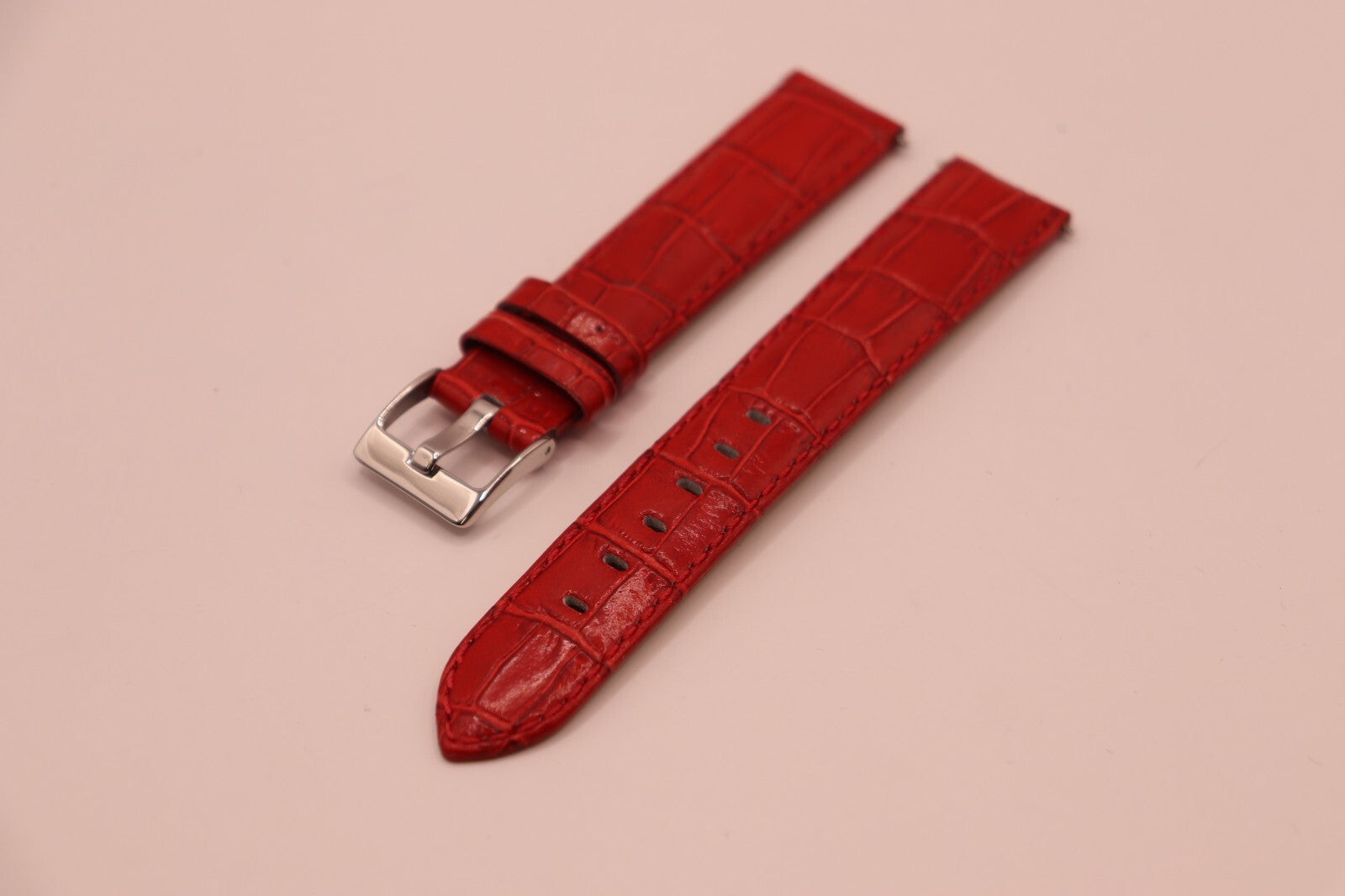 Luxury HIGH SHINE Padded Croc Grain, GENUINE CALF LEATHER, Ladies & Gents Sizes