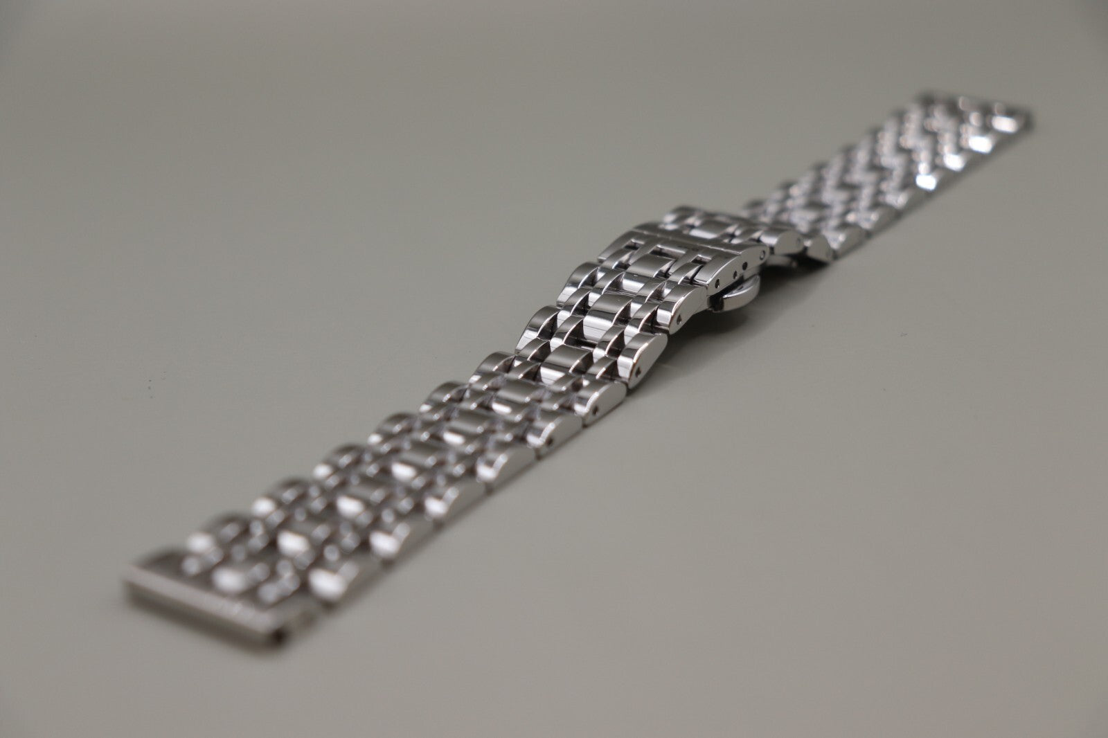 Full Mirror Solid Link 316L Stainless Steel Watch Strap 18 - 20 - 22 - 24mm