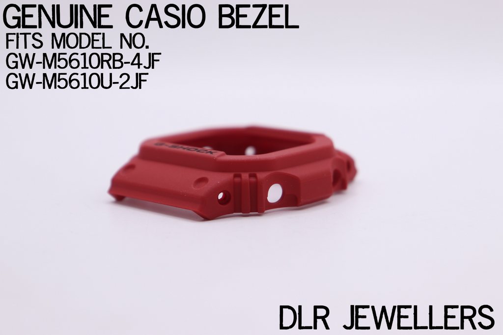 Genuine Casio RED Bezel Fits G-Shock Models GW-M5610RB-4, GW-M5610U-1ER