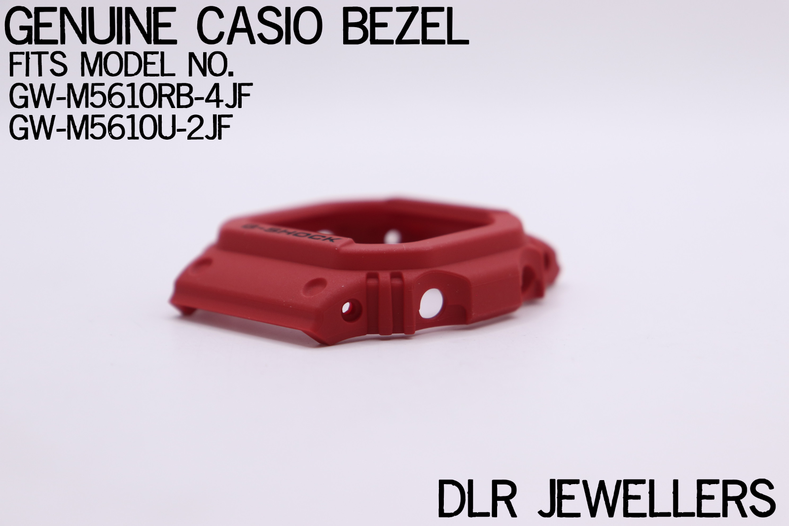 Genuine Casio RED Bezel Fits G-Shock Models GW-M5610RB-4, GW-M5610U-1ER