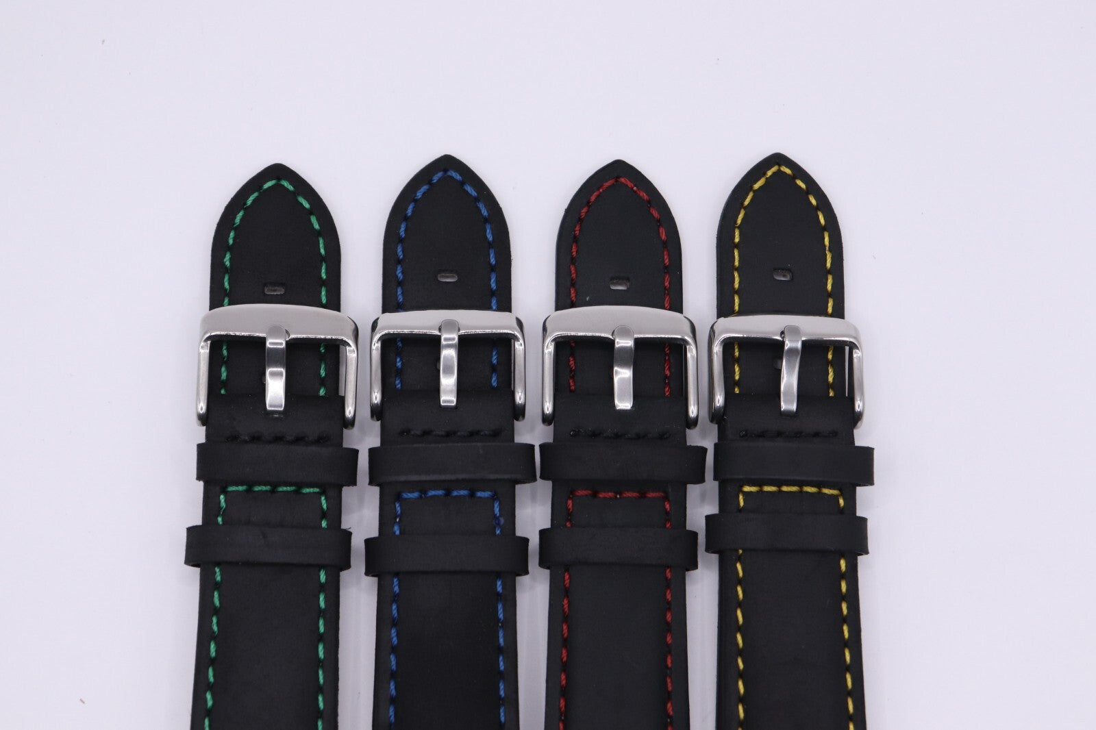 Italian Oiled Calf Leather Mustang Watch Straps - Anti Allergy - 20 & 22mm