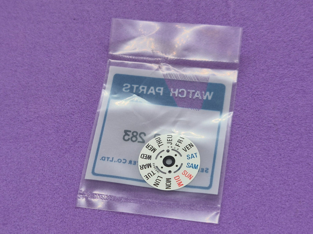 Genuine SEIKO Day Disc for - NH36 - 4R36 - 4R36A - 7S26 English & French