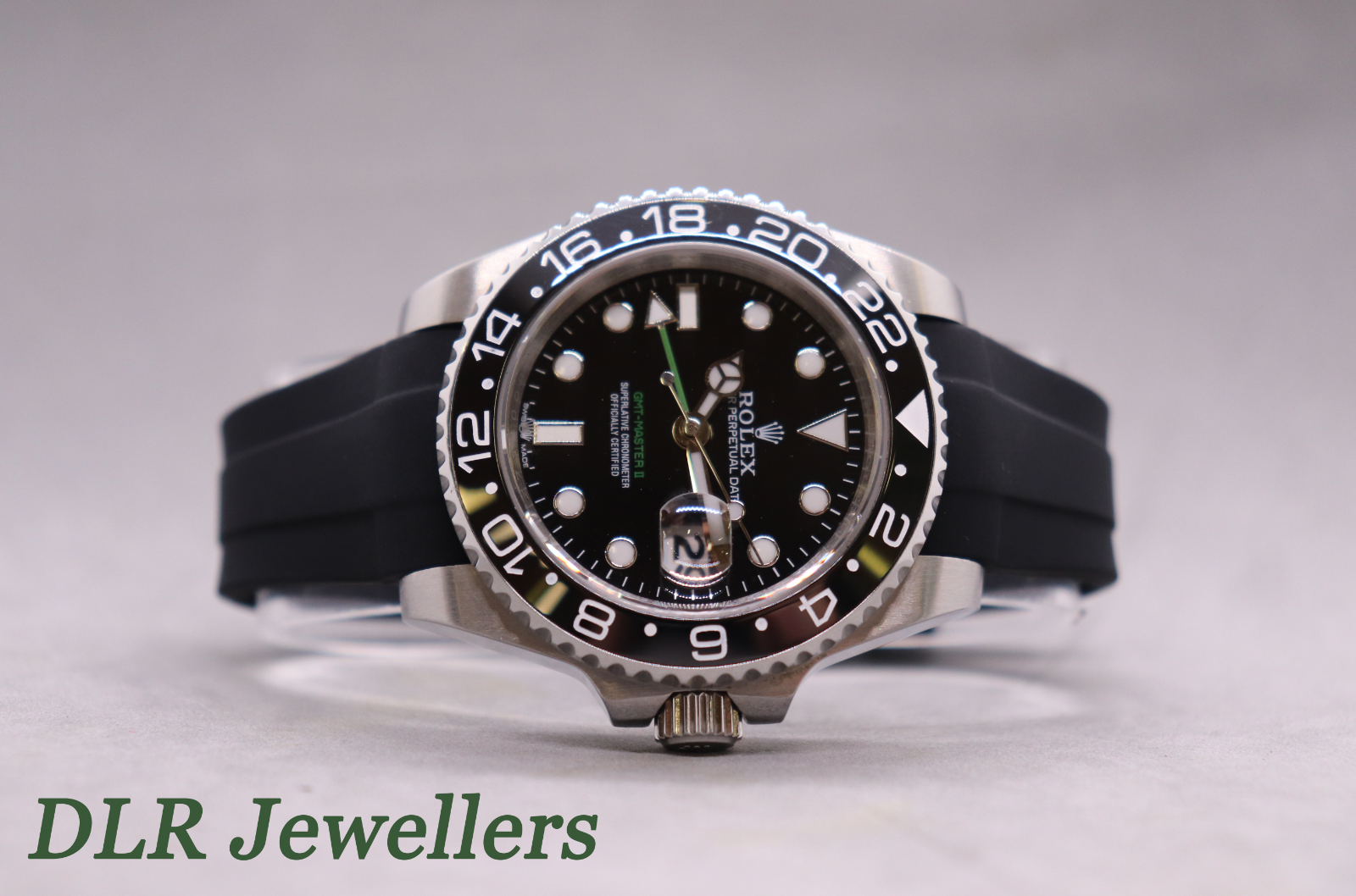 20mm Silicone Rubber Rolex GMT & Oyster Submariner Watch Strap
