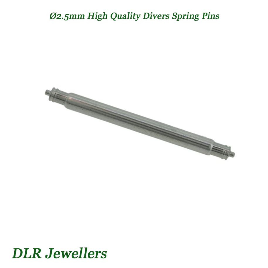 DIVERS Spring Pins - High Quality - 18mm to 30mm, Ø2.5mm Diameter