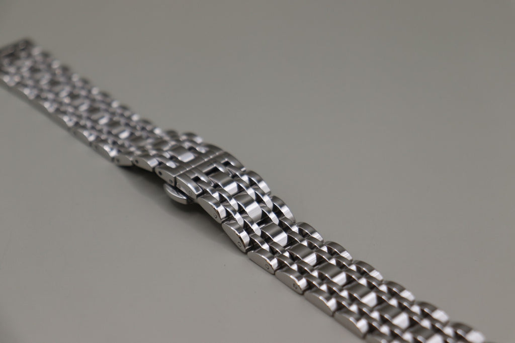 Full Mirror Solid Link 316L Stainless Steel Watch Strap 18 - 20 - 22 - 24mm