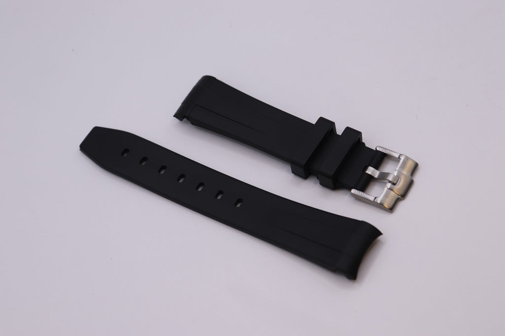 20.5mm VULCANISED SILICONE Watch Strap Made For ROLEX Submariner