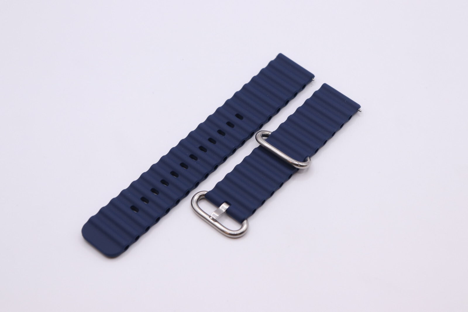 DIVERS Coloured Super Soft Silicone Watch Straps 20 & 22mm, Spring Pins Included