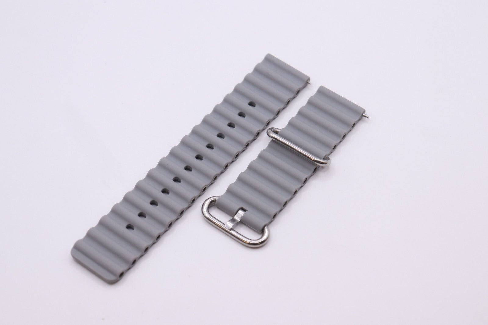 DIVERS Coloured Super Soft Silicone Watch Straps 20 & 22mm, Spring Pins Included