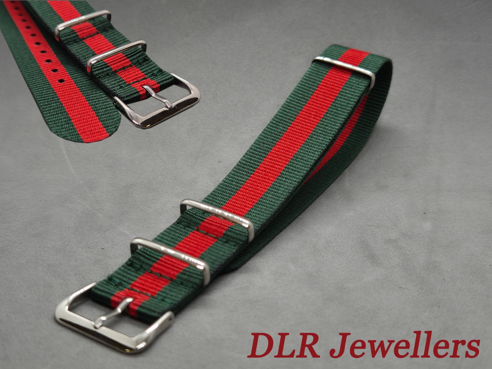 Ballistic Threaded Nylon G10 Watch Strap for Gucci Watches 18mm - 22mm