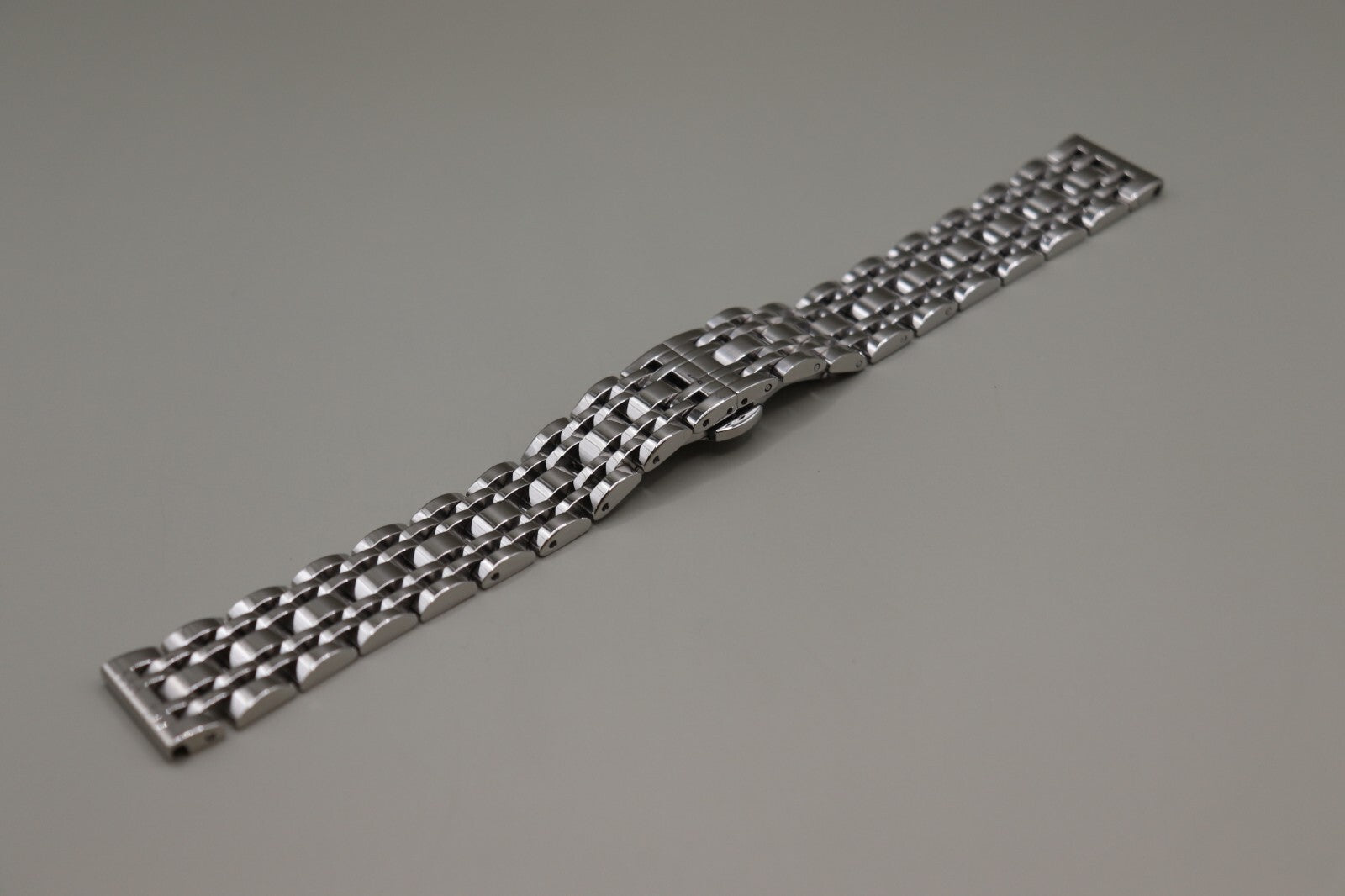 Full Mirror Solid Link 316L Stainless Steel Watch Strap 18 - 20 - 22 - 24mm