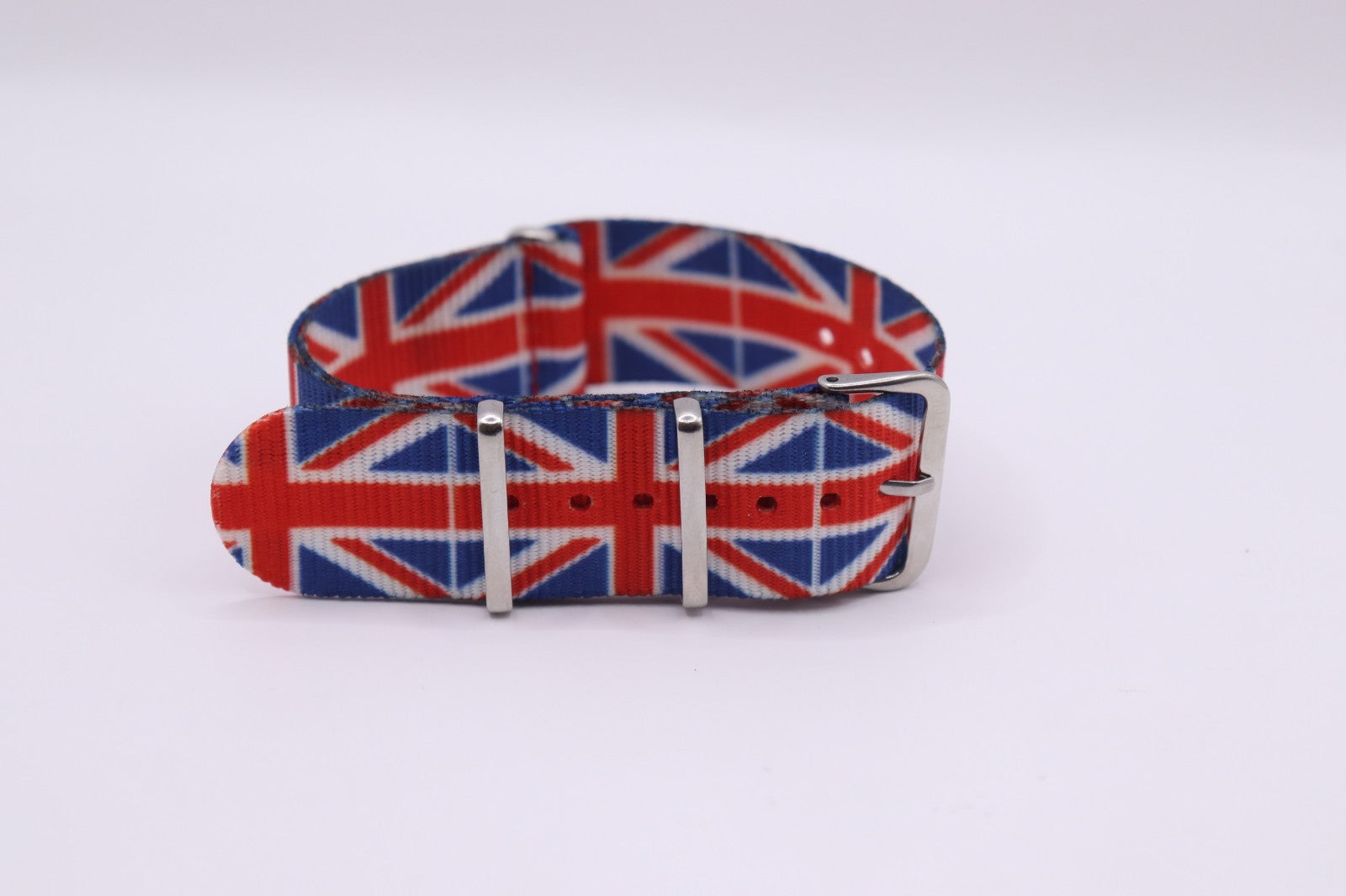 Military MOD Ballistic Threaded Nylon England & Union Jack Watch Strap
