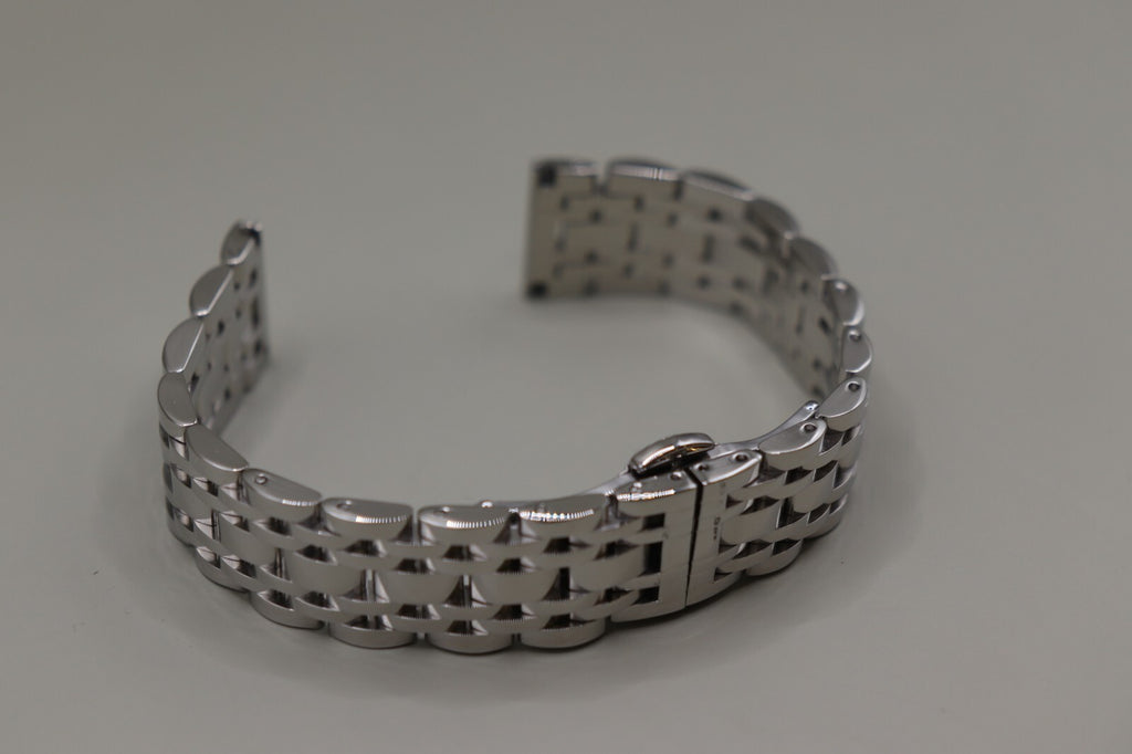 Full Mirror Solid Link 316L Stainless Steel Watch Strap 18 - 20 - 22 - 24mm