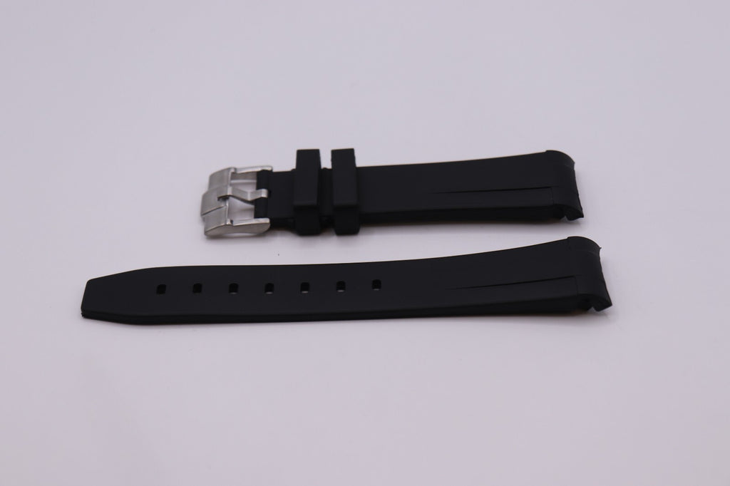 20.5mm VULCANISED SILICONE Watch Strap Made For ROLEX Submariner