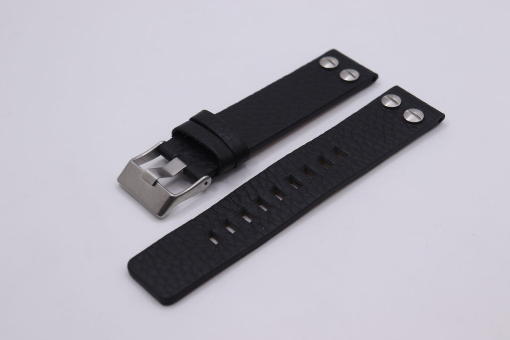 Luftwaffe WWII Pilot - Buffalo Grain Premium Leather Watch Strap w/ Screw Rivets