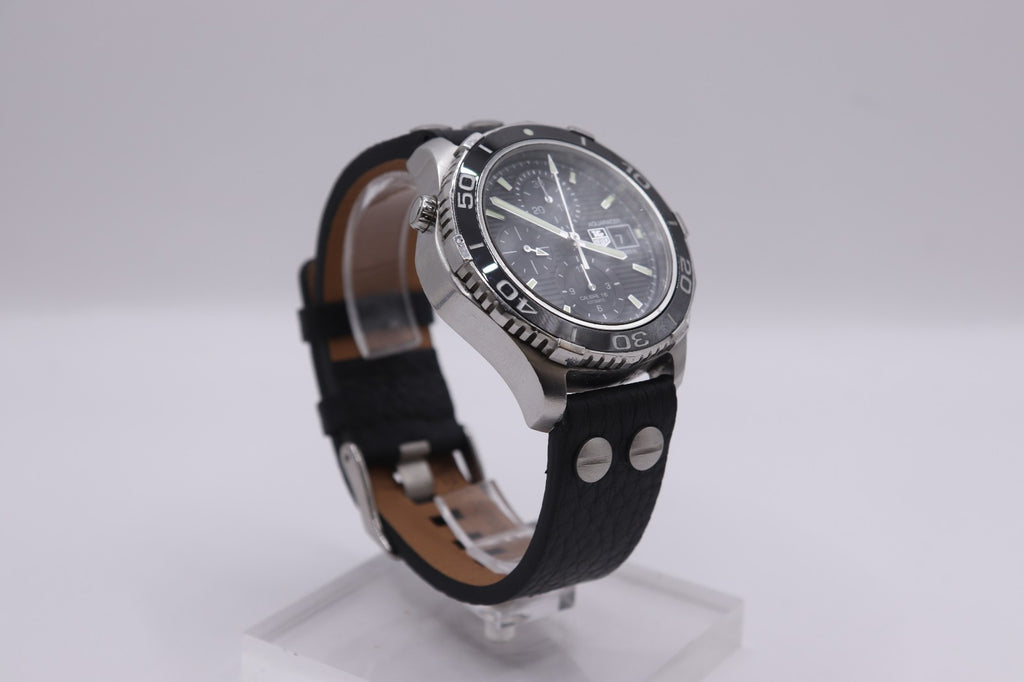 Luftwaffe WWII Pilot - Buffalo Grain Premium Leather Watch Strap w/ Screw Rivets