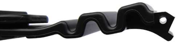 Black Resin Watch Strap for CASIO G-SHOCK Models, 16mm Fitting w/ 25mm Shoulders