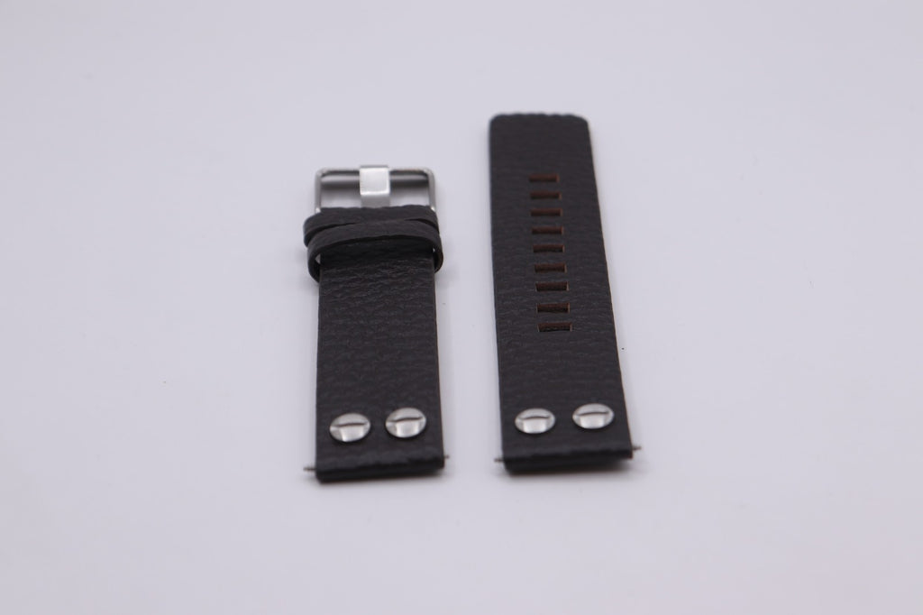 Luftwaffe WWII Pilot - Buffalo Grain Premium Leather Watch Strap w/ Screw Rivets