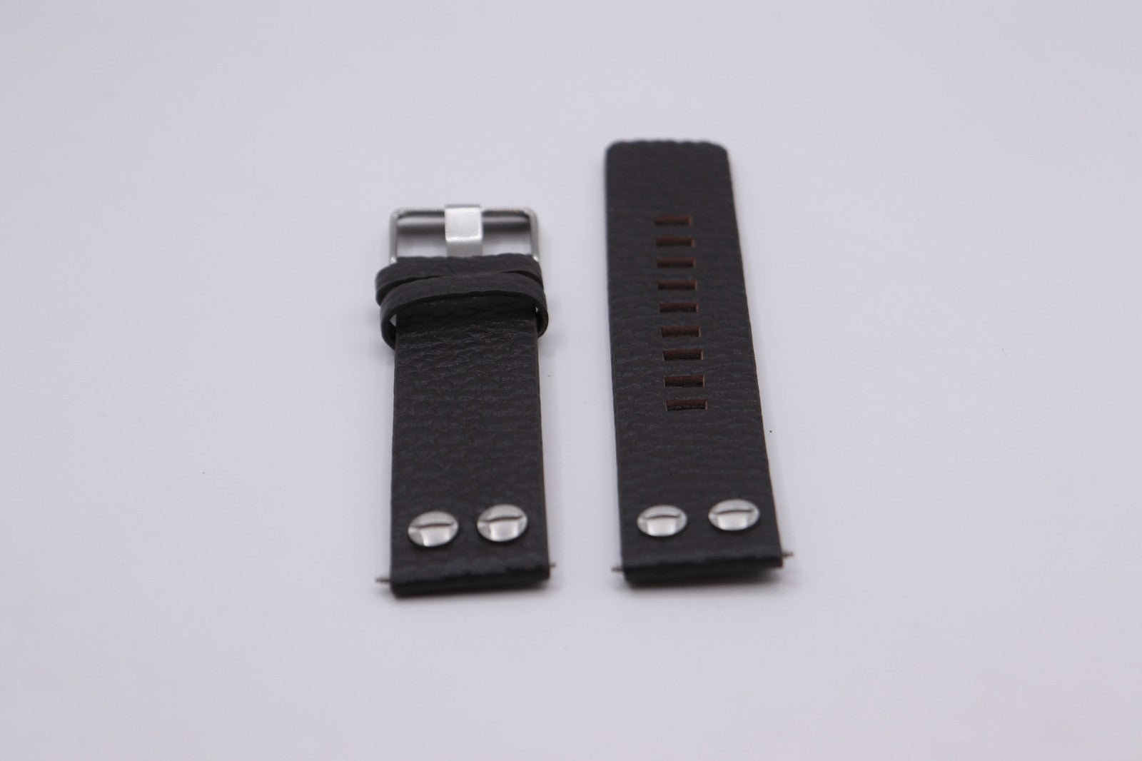 Luftwaffe WWII Pilot - Buffalo Grain Premium Leather Watch Strap w/ Screw Rivets