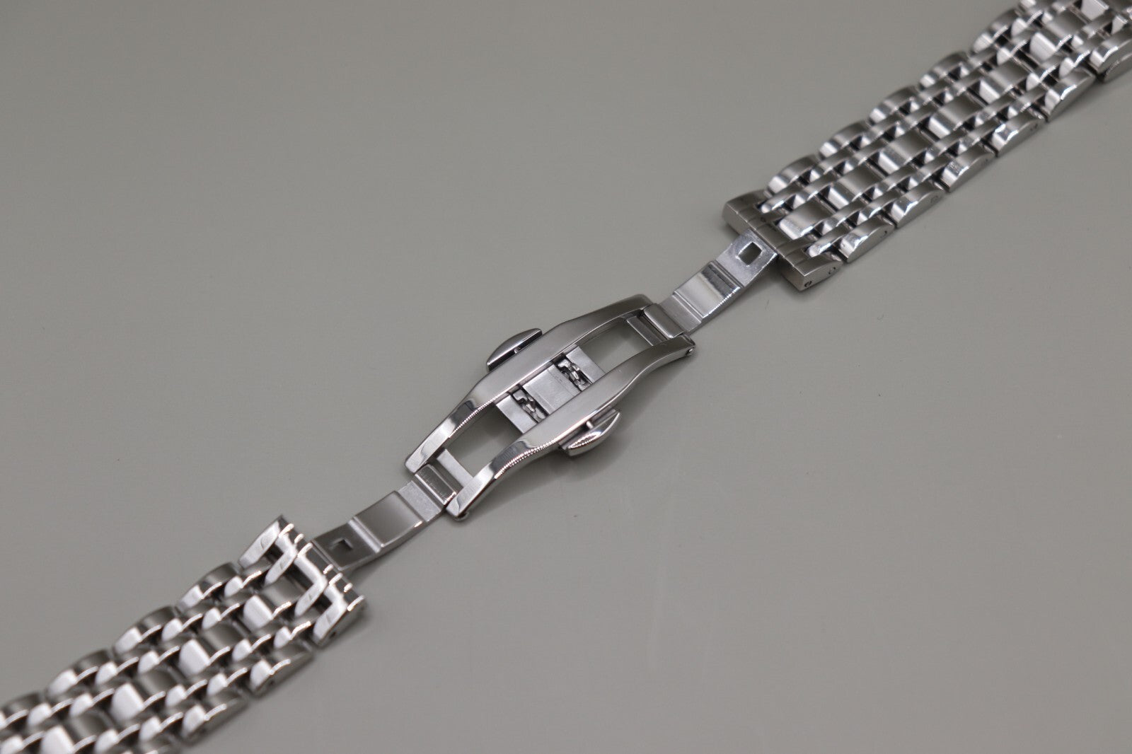 Full Mirror Solid Link 316L Stainless Steel Watch Strap 18 - 20 - 22 - 24mm