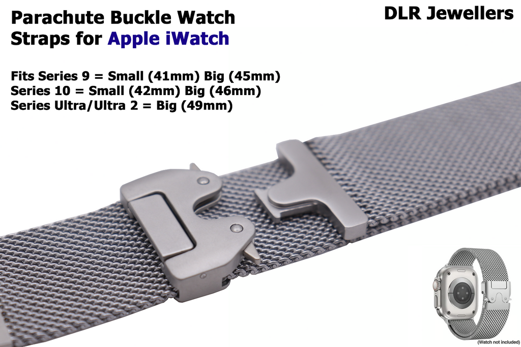 Parachute Fastening Apple iWatch Mesh Watch Strap / Band